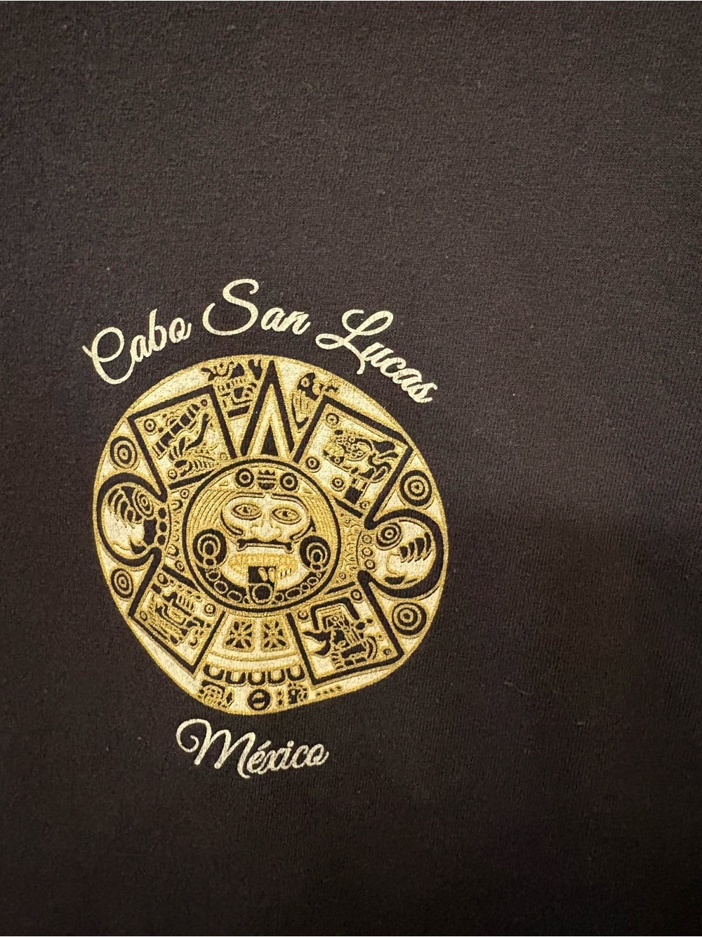 2 for $18 Sale ~Men's Black Short-Sleeve Graphic Tee with Yellow Crest